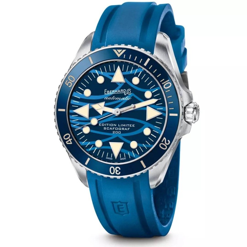 Orologio Uomo EBERHARD Scafograf 200 Onde Bleue Limited Edition - 41046 CU