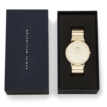 Orologio Uomo DANIEL WELLINGTON Classic Piano Link Gold Unitone - DW00100779