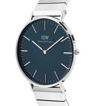 Orologio Uomo DANIEL WELLINGTON Classic Piano Link Arctic Silver - DW00100776