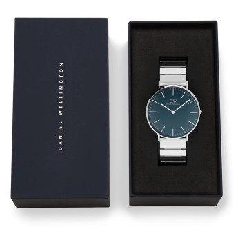 Orologio Uomo DANIEL WELLINGTON Classic Piano Link Arctic Silver - DW00100776