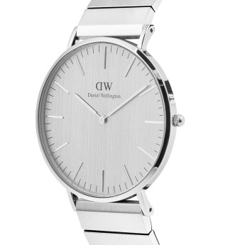 Orologio Uomo DANIEL WELLINGTON Classic Piano Link Silver Unitone - DW00100775