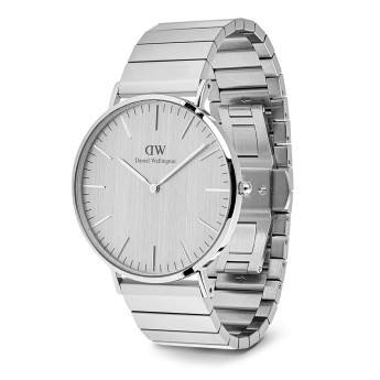 Orologio Uomo DANIEL WELLINGTON Classic Piano Link Silver Unitone - DW00100775