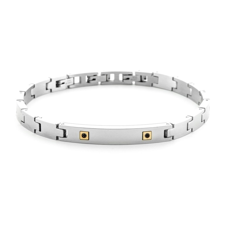 Bracciale Uomo 4US CESARE PACIOTTI Steel & Gold - 4UBR6930