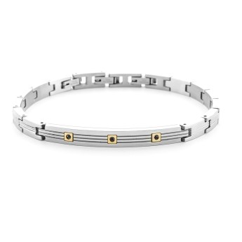 Bracciale Uomo 4US CESARE PACIOTTI Steel & Gold - 4UBR6932