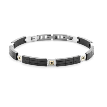 Bracciale Uomo 4US CESARE PACIOTTI Steel & Gold - 4UBR6938