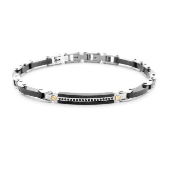 Bracciale Uomo 4US CESARE PACIOTTI Steel & Gold - 4UBR6944