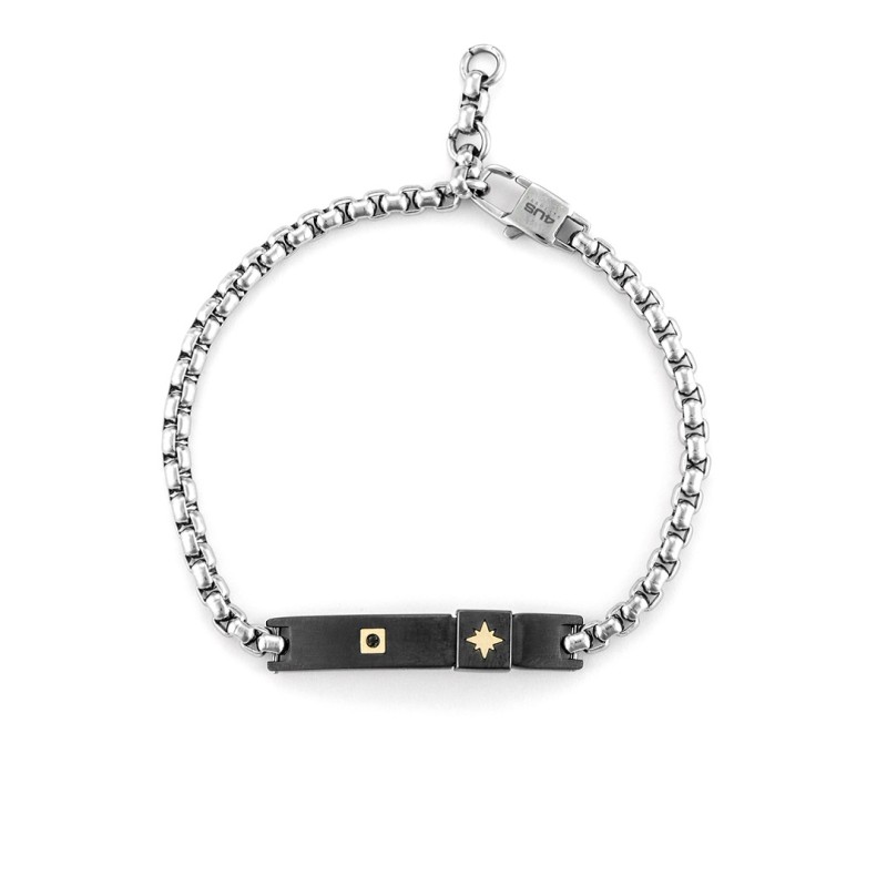 Bracciale Uomo 4US CESARE PACIOTTI Steel & Gold - 4UBR6946