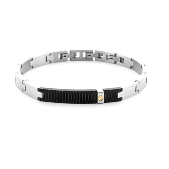 Bracciale Uomo 4US CESARE PACIOTTI Steel & Gold - 4UBR6952