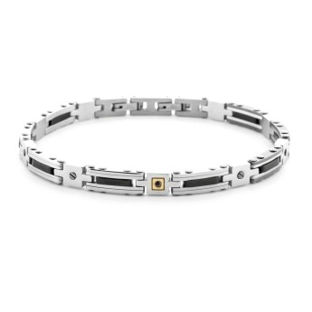 Bracciale Uomo 4US CESARE PACIOTTI Steel & Gold - 4UBR6953