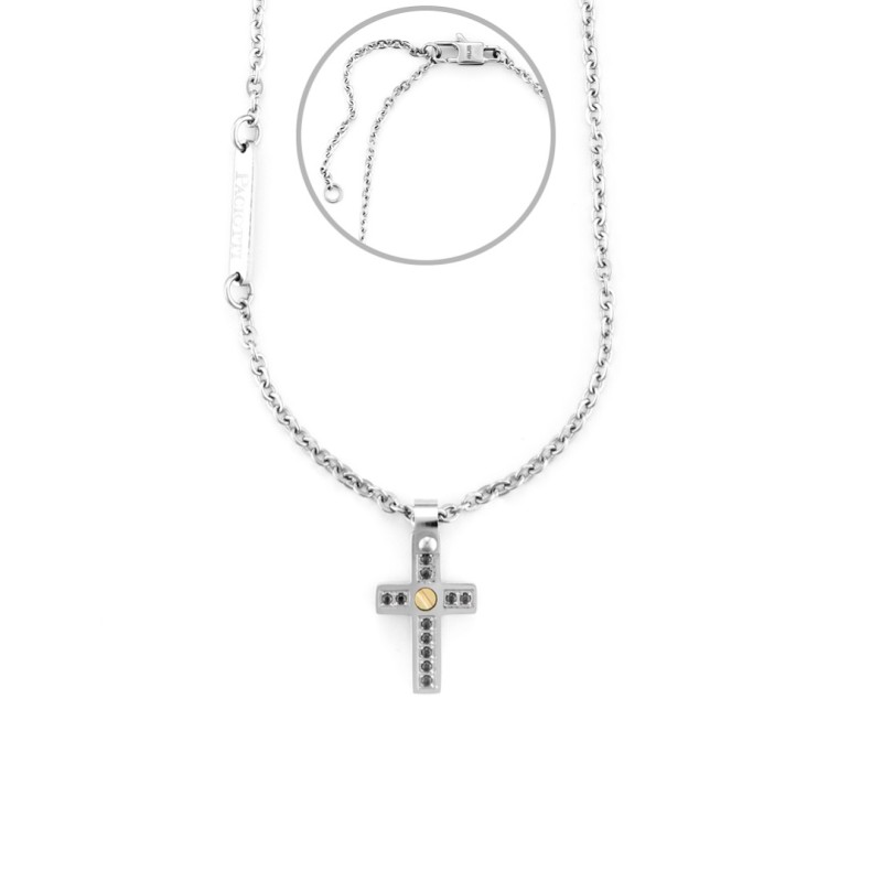 Collana Uomo 4US CESARE PACIOTTI Steel & Gold - 4UCL6920