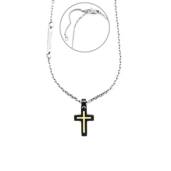 Collana Uomo 4US CESARE PACIOTTI Steel & Gold - 4UCL6924