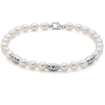 Bracciale Donna MILUNA Pepite di Perle - PBR3639B