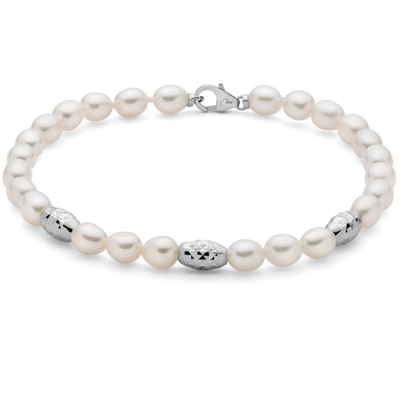 Bracciale Donna MILUNA Pepite di Perle - PBR3639B