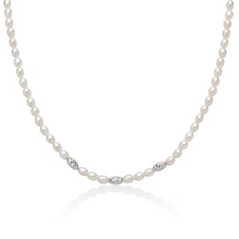 Collana Donna MILUNA Pepite di Perle - PCL6655B