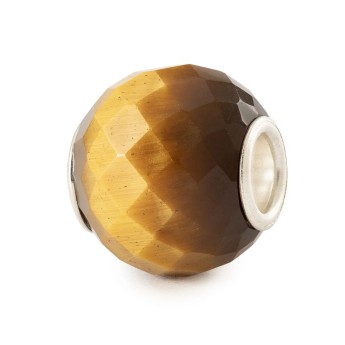 Beads TROLLBEADS Occhio di Tigre Giallo Rotondo Sfaccettato - TSTBE-00041