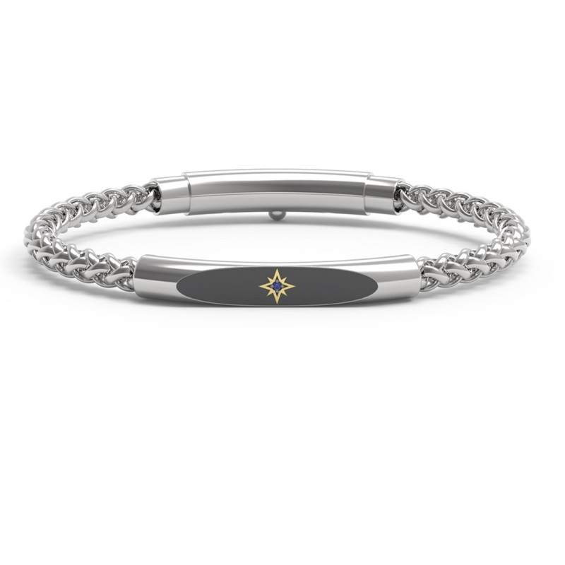 Bracciale Uomo 4US CESARE PACIOTTI Steel & Gold - 4UBR7668