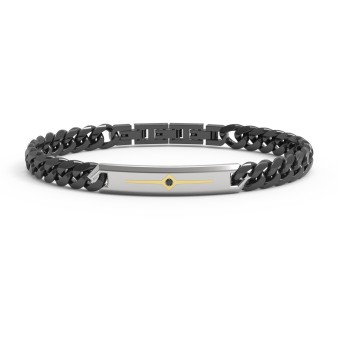 Bracciale Uomo 4US CESARE PACIOTTI Steel & Gold - 4UBR7670