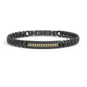 Bracciale Uomo 4US CESARE PACIOTTI Steel & Gold - 4UBR7671