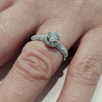 Anello Donna DAMIANI Minou Full Pavé - 81076826