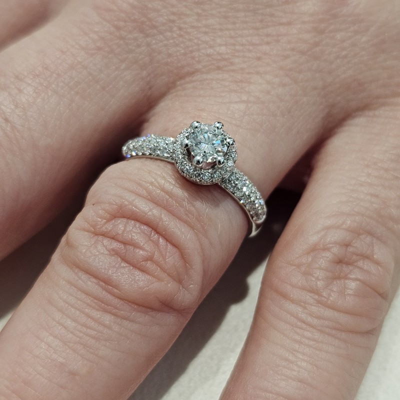 Anello Donna DAMIANI Minou Full Pavé - 81076826