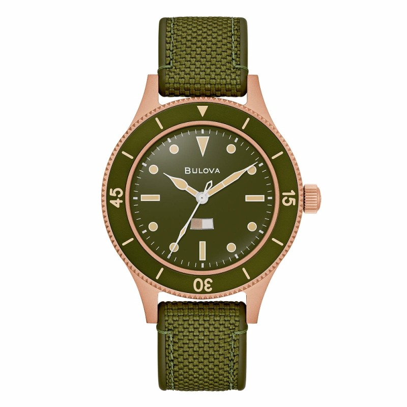 Orologio Uomo BULOVA Mil-Ships Bronze 150° Anniversary - 98A324 - Special Edition