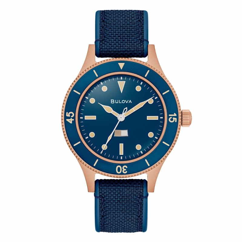 Orologio Uomo BULOVA Mil-Ships Bronze 150° Anniversary - 98A325 - Special Edition
