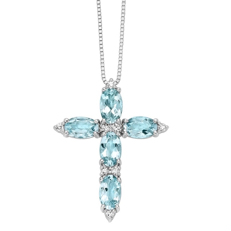 Collana Donna MILUNA Acquamarina - CLD4875