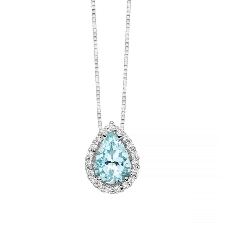 Collana Donna MILUNA Acquamarina - CLD4723