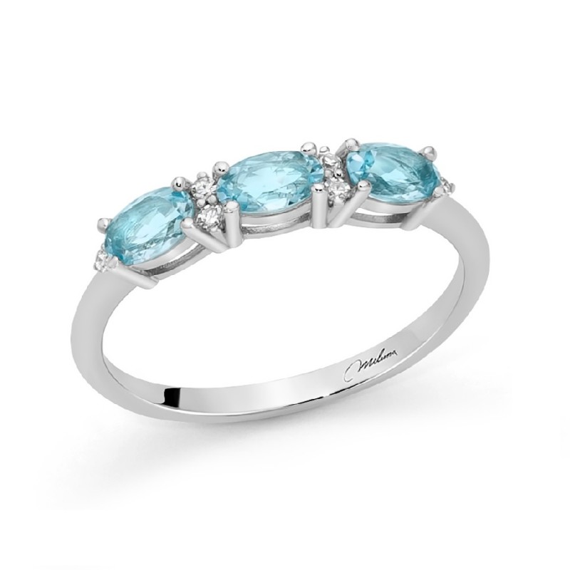 Anello Donna MILUNA Acquamarina - LID3926