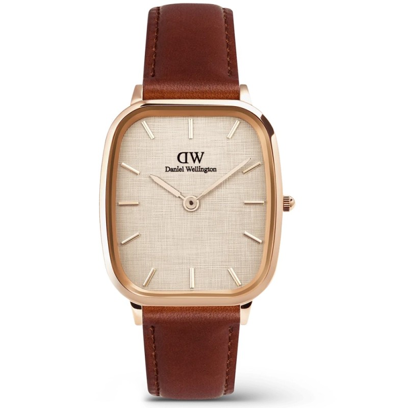 Orologio Uomo DANIEL WELLINGTON Marlon St Mawes Linen Rose Gold - DW00100816