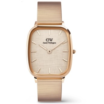 Orologio Uomo DANIEL WELLINGTON Marlon Wire Linen Rose Gold - DW00100815