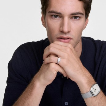 Orologio Uomo DANIEL WELLINGTON Marlon Sterling Linen - DW00100814