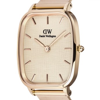 Orologio Uomo DANIEL WELLINGTON Marlon Wire Linen Rose Gold - DW00100815