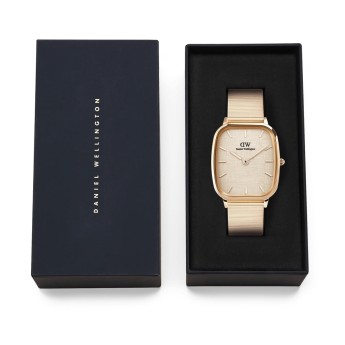 Orologio Uomo DANIEL WELLINGTON Marlon Wire Linen Rose Gold - DW00100815