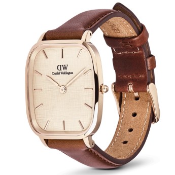 Orologio Uomo DANIEL WELLINGTON Marlon St Mawes Linen Rose Gold - DW00100816