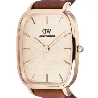 Orologio Uomo DANIEL WELLINGTON Marlon St Mawes Linen Rose Gold - DW00100816