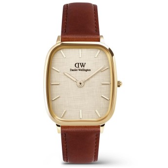 Orologio Uomo DANIEL WELLINGTON Marlon St Mawes Linen Gold - DW00100839