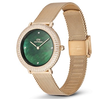 Orologio Donna DANIEL WELLINGTON Crystalline Bezel Evergold Green - DW00100824