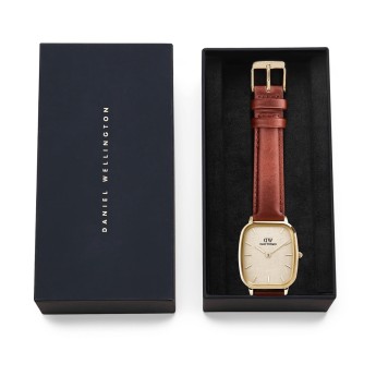 Orologio Uomo DANIEL WELLINGTON Marlon St Mawes Linen Gold - DW00100839