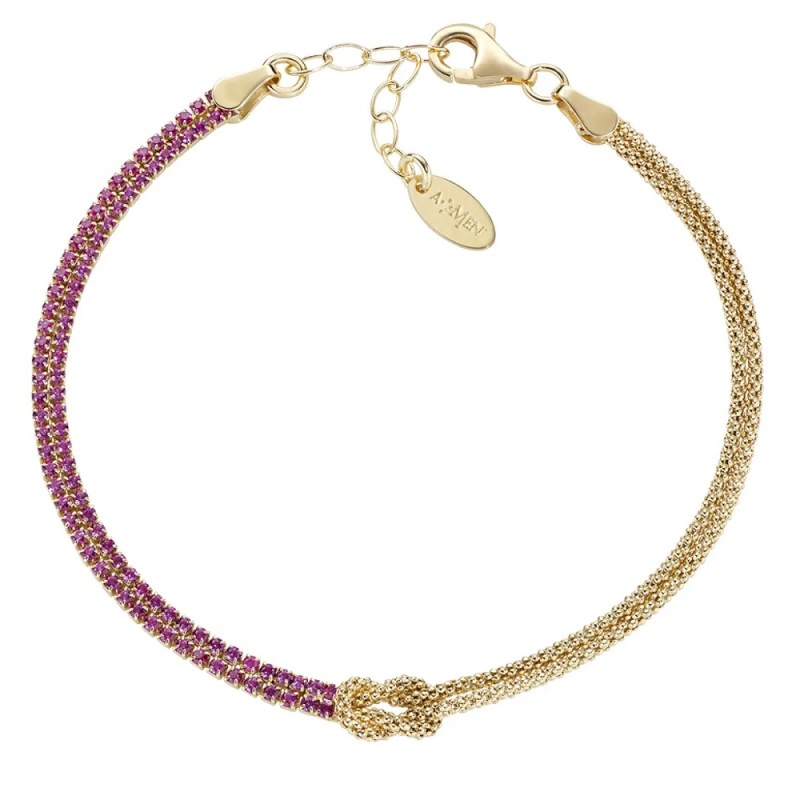 Bracciale Donna AMEN Nodo D’Amore - BRNOAMGRZ16