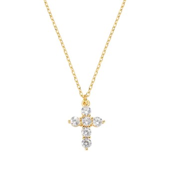 Collana Donna AMEN Croci - CLCRPAGBZ