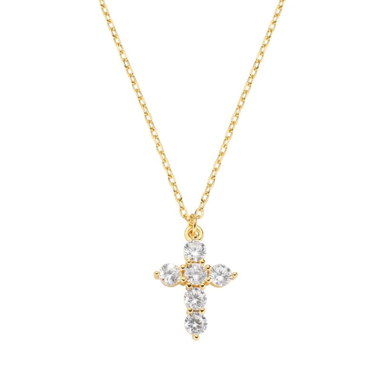 Collana Donna AMEN Croci - CLCRPAGBZ