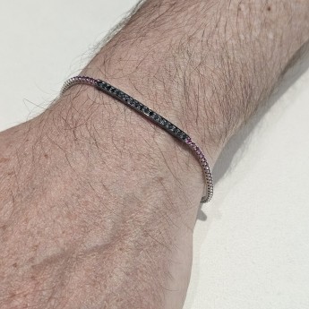 Bracciale Tennis Uomo DALU GIOIELLI - BR950/R-Q9X
