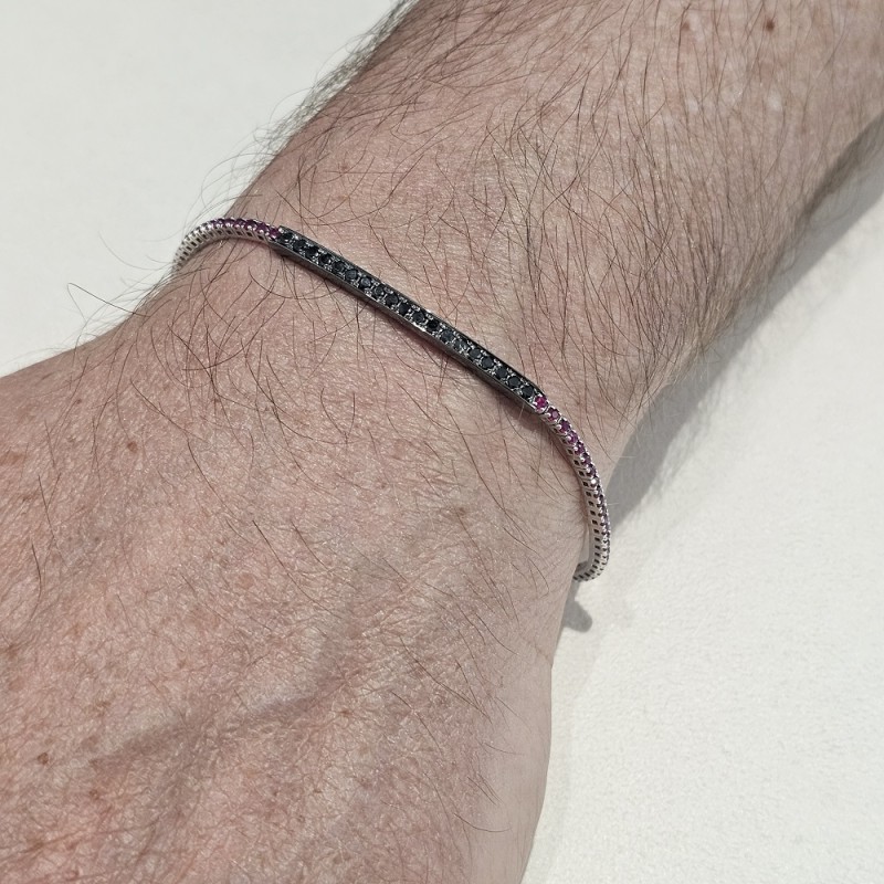 Bracciale Tennis Uomo DALU GIOIELLI - BR950/R-Q9X