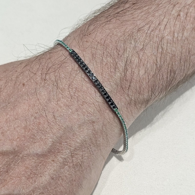 Bracciale Tennis Uomo DALU GIOIELLI - BR950/S-Q9X