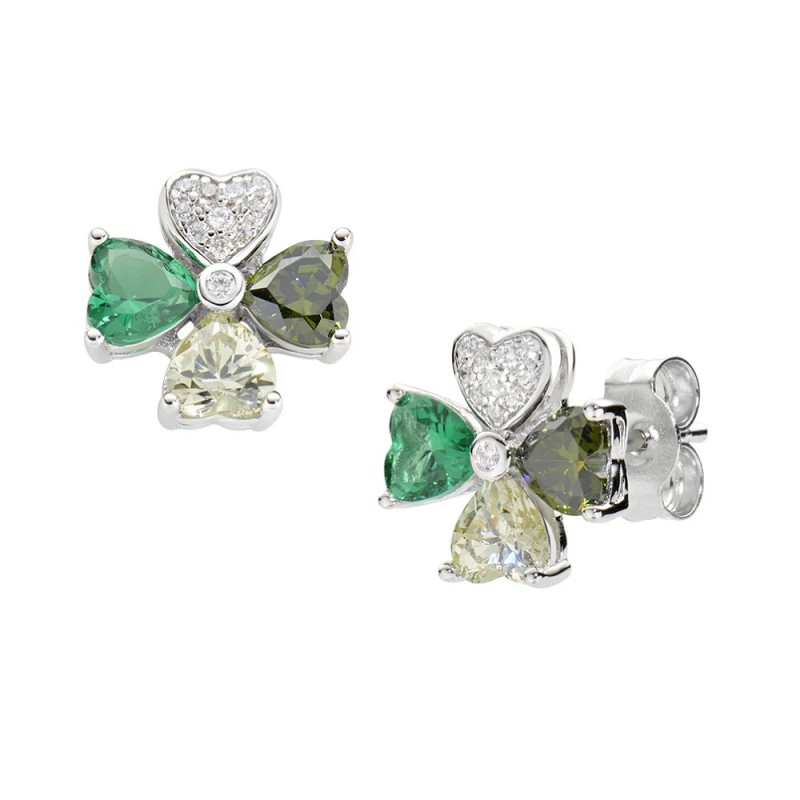 Orecchini Donna AMEN Quadricuore - EQUSBMVE