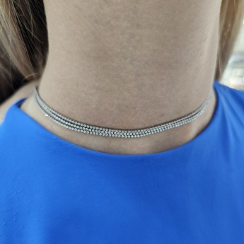 Collana Donna AMEN Tennis - CL3TNBB