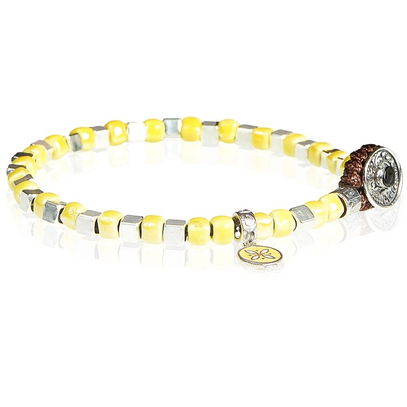 Bracciale Uomo GERBA Silver Ceramic - CS03