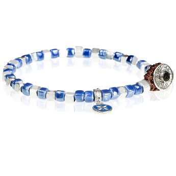 Bracciale Uomo GERBA Silver Ceramic - CS04