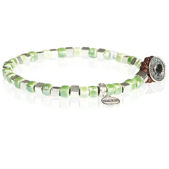 Bracciale Uomo GERBA Silver Ceramic - CS05